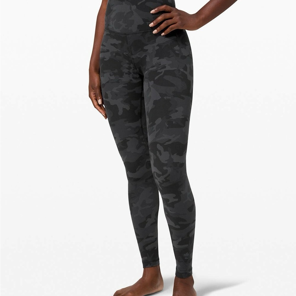 Lululemon Athletica Dark Camouflage Leggings